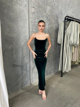 KOI GOWN - EMERALD VELVET